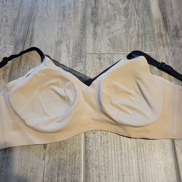 Honeylove Crossover Wireless Bra Black Size L - Picture 9 of 11